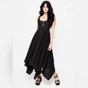 NWT Disturbia Blythe Handkerchief Hem Midaxi Dress
